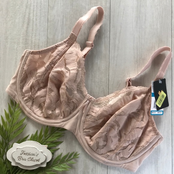NEW Wacoal 855223 Top Tier Lace-Cup Bra 855223 Nude Size 36DDD NEW Wacoal 855223 Top Tier Lace-Cup Bra 855223 Nude Size 36DDD